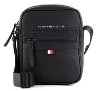 Torby męskie - Tommy Hilfiger Torba męska Essential Mini Reporter, czarna, Czarny, rozmiar uniwersalny - miniaturka - grafika 1