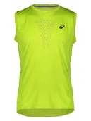 Koszulki sportowe męskie - asics Top sportowy w kolorze zielonym - miniaturka - grafika 1