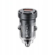 Ładowarki samochodowe - P4Y Ładowarka samochodowa US-CC175 USB-C 45W czarny - miniaturka - grafika 1