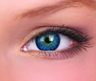 Soczewki kontaktowe - Maxvue Vision Glamour - Blue, 2 szt. moc 0.0 zerówki - miniaturka - grafika 1