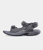 Sandały męskie - 4F, Sandały męskie, Midshop shoes, ciemny szary, rozmiar 44 - miniaturka - grafika 1