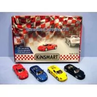 Samochody i pojazdy dla dzieci - Model Porsche Carerra Gt Kinsmart Metal 1:36 Czarn - miniaturka - grafika 1