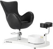 Fotele - Fotel Do Pedicure Z Masażerem Stóp Kosmetyczny Spa - miniaturka - grafika 1