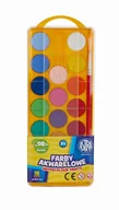 Farby i media malarskie - Farby akwarelowe Astra 18 kolorów - fi 23,5 mm z eurozawieszką - miniaturka - grafika 1
