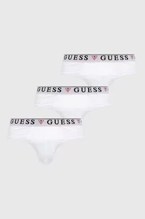 Guess slipy 3-pack męskie kolor biały - Majtki męskie - miniaturka - grafika 1