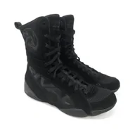 Kimona, stroje i obuwie - Rival Buty Bokserskie RSX-GUERRERO 03 High-Top Black - miniaturka - grafika 1