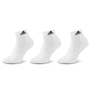 Skarpetki damskie - Skarpety Niskie Unisex adidas Cushioned Sportswear Ankle Socks 3 Pairs HT3441 Biały - miniaturka - grafika 1