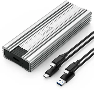 Inateck Festplattengehäuse NVMe M.2 USB 3.2 Kühlkissen B+M FE2025_GRAY BLUE - Etui na twarde dyski - miniaturka - grafika 1