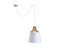 Lampy sufitowe - Keter Lighting Ivone WH long lampa wisząca 1-punktowa 752 - miniaturka - grafika 1