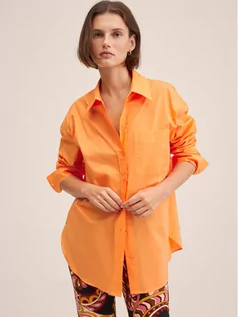 Koszule damskie - Mango Koszula Regu 27071110 Pomarańczowy Regular Fit - grafika 1