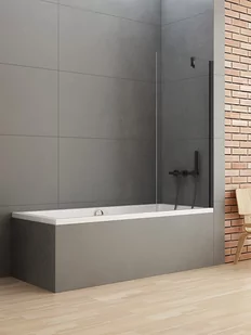 Parawan Nawannowy 60X140 Uniwersalny New Trendy New Soleo Black P-0078-Wp - Parawany nawannowe - miniaturka - grafika 1