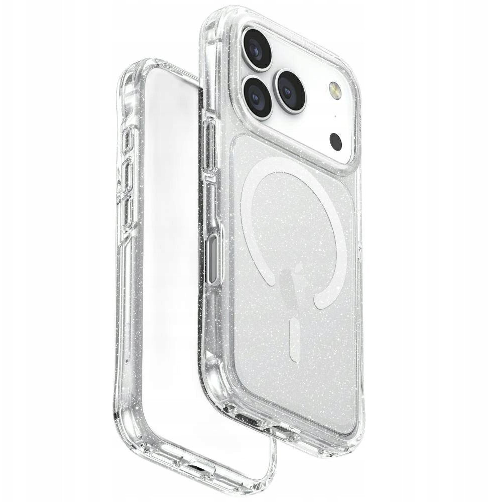 UNIQ LifePro Xtreme Case for iPhone 17 Pro Magclick Charging Clear/Glitter