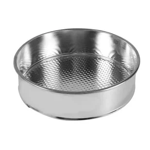 Tortownica nierdzewna 30 cm srebrny Inmet - Formy do ciast - miniaturka - grafika 1