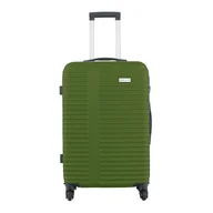 Walizki - Walizka podróżna w poziome paski 24" - zielony Semi Line - miniaturka - grafika 1