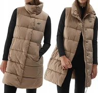 Płaszcze damskie - 4F PŁASZCZ BEZRĘKAWNIK KAMIZELKA PUCH PIKOWANA XL - miniaturka - grafika 1