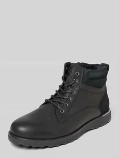 Kozaki sznurowane z naturalnej skóry bydlęcej - Botki męskie - miniaturka - grafika 1