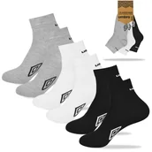 Skarpetki męskie - UMBRO Skarpety Quarter Zakostki 3 pary 39/42 - miniaturka - grafika 1