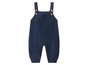 Spodenki dla niemowląt - Lupilu Ogrodniczki niemowlęce z biobawełny Granatowy 86/92 - miniaturka - grafika 1