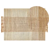 Dywany - Dywan z juty 140 x 200 cm beżowy HAMZALAR - miniaturka - grafika 1