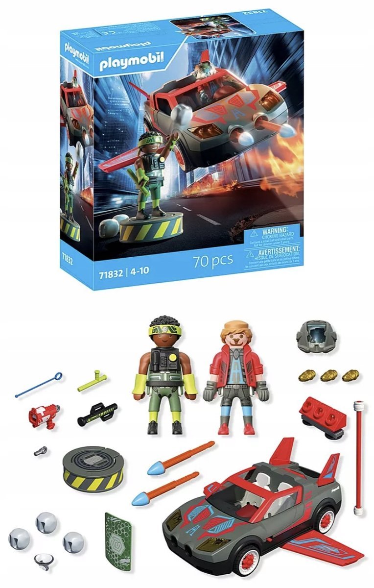 Klocki PLAYMOBIL 71832 Wielofunkcyjny pojazd bohaterów