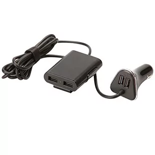 Cartrend 154002 4-Port USB wtyczka ładowania XXL, z funkcją Intelligent-Charge, przewód o długości 1,8 m 154002 - Ładowarki samochodowe - miniaturka - grafika 1