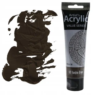 Farba akrylowa Phoenix 100 ml - brązowy - BRĄZ - Farby i media malarskie - miniaturka - grafika 1