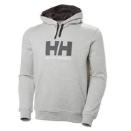 Swetry męskie - Bluza z kapturem Męska Helly Hansen 33977 949 Szary - miniaturka - grafika 1