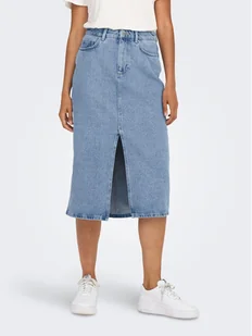 ONLY Spódnica jeansowa Bianca 15319268 Niebieski Regular Fit - Spódnice - miniaturka - grafika 1