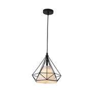 Lampy sufitowe - Light Prestige Nola wisząca czarna LP-076/1P BK - miniaturka - grafika 1