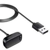 Akcesoria do smartwatchy - Ładowarka Z Klipsem Kabel Do Fitbit Charge 5 Czarna - miniaturka - grafika 1