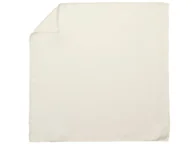 Krawaty i muchy męskie - Biała jedwabna gładka poszetka EJ20 - miniaturka - grafika 1