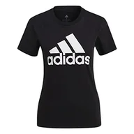 Bluzki damskie - Adidas Damska bluzka W Bl T, czarna/biała, S - miniaturka - grafika 1