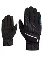 Rękawiczki - Ziener ULIC TOUCH męskie rękawiczki do biegów narciarskich/nordic/crosscountry | Touch, nakładane rękawiczki jednopalcowe, czarne.persian blue, 7 - miniaturka - grafika 1