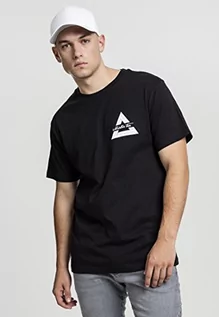 Koszulki męskie - Mister Tee Herren Triangle T-Shirt, czarny, s MT523 - grafika 1