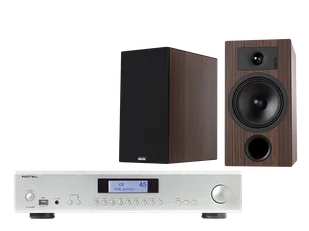 Rotel A14 MkII (srebrny) + Tesi 3 (mokka) - Zestawy stereo - miniaturka - grafika 1
