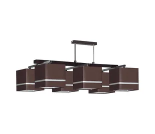 Żyrandol na lince CHRIS 1xE27/60W/230V śr. 11 cm zielony - Lampy sufitowe - miniaturka - grafika 1