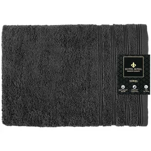 Ręcznik kąpielowy bawełniany 550 g/m2 70x140 cm antracytowy Hotel Royal - Ręczniki - miniaturka - grafika 1