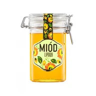 Miód - Miód Pszczeli Premium Lipowy 100% z Polskich Pasiek "Miód Lipowy" w Ozdobnym Słoiku Typu Weck 550g Mazurskie Miody - miniaturka - grafika 1