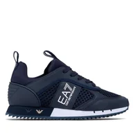 Sneakersy męskie - Sneakersy EA7 Emporio Armani X8X027 XK050 D813 Granatowy - miniaturka - grafika 1