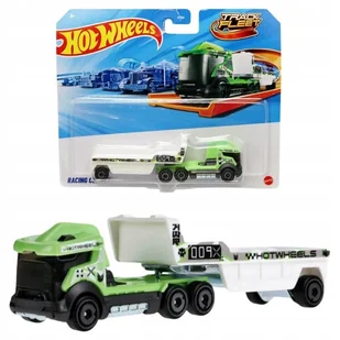 Hot Wheels Track Fleet Ciężarówka Racing Convoy 3+ - Samochody i pojazdy dla dzieci - miniaturka - grafika 1