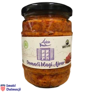 Pasty warzywne - Pasta paprykowa Ajvar słoik 580g Adria - miniaturka - grafika 1