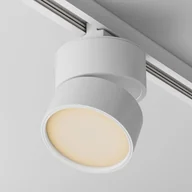 Lampy pozostałe - UNITY ONDA TR007-1-12W2.7K-W-1 spot dysk biały regulowany LED 12W 2700K do szyny 1-fazowej - miniaturka - grafika 1