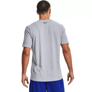 Koszulka męska Under Armour BASKETBALL BRANDED WORDMARK SS - Koszulki sportowe męskie - miniaturka - grafika 2
