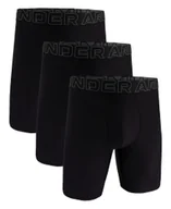 Majtki męskie - Bokserki męskie Under Armour Perf Tech Solid 9in 3Pack Black XXL - miniaturka - grafika 1