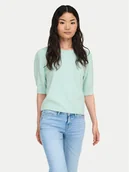 Swetry damskie - ONLY Sweter Rica 15318551 Zielony Regular Fit - miniaturka - grafika 1