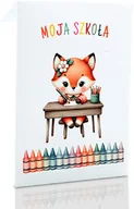 Koperty - Koperta TS Moja Szkoła Lisek na zdjęcia 15x21 lub 15x23 - miniaturka - grafika 1