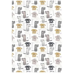 Ścierka kuchenna Doggos 45 x 65 cm bawełniana biała - Ściereczki, gąbki, czyściki - miniaturka - grafika 1