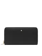 Portfele - Geox Duży Portfel Damski D.Wallet D35K3A B0039 C9999 Czarny - miniaturka - grafika 1