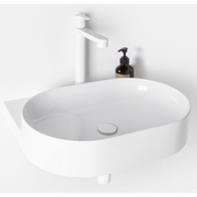 Umywalki - RAVAK X01777 Konsola umywalki Yard 600 biała - miniaturka - grafika 1