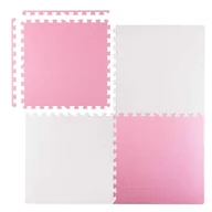 Maty piankowe - Duża mata piankowa, edukacyjna, puzzle, Ricokids, różowo-biała - miniaturka - grafika 1